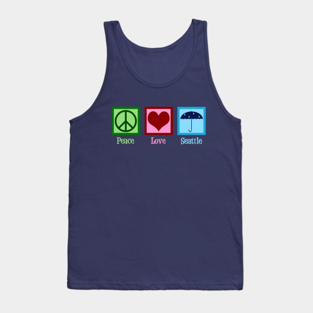 Peace Love Seattle Tank Top by epiclovedesigns